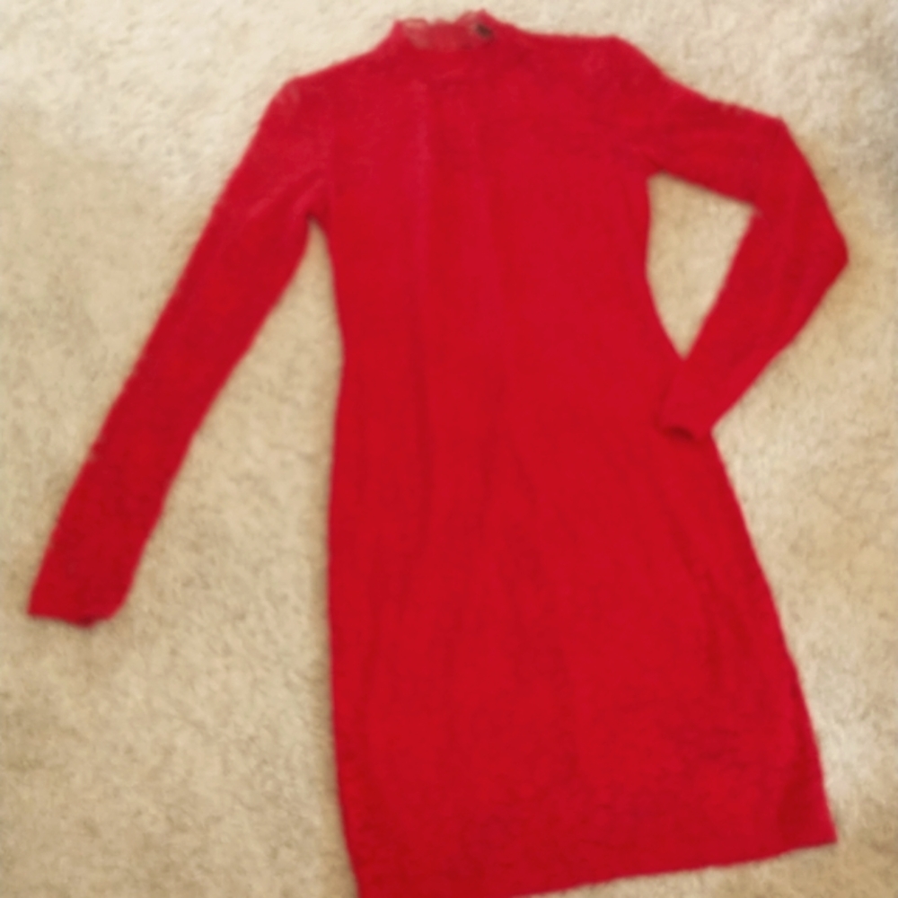 Vintage Sexy red lace Guess dress perfect for Valentine's Day❤️‍🔥